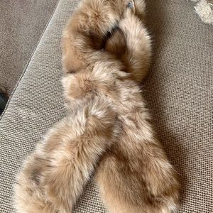 Faux fur scarf